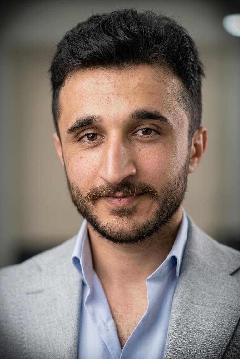 Portrait of Khalid Al-Rashid, Community Outreach Lead